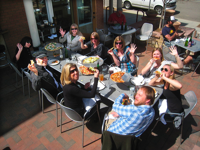 Awesome lunch, Awesome Art Buyers.