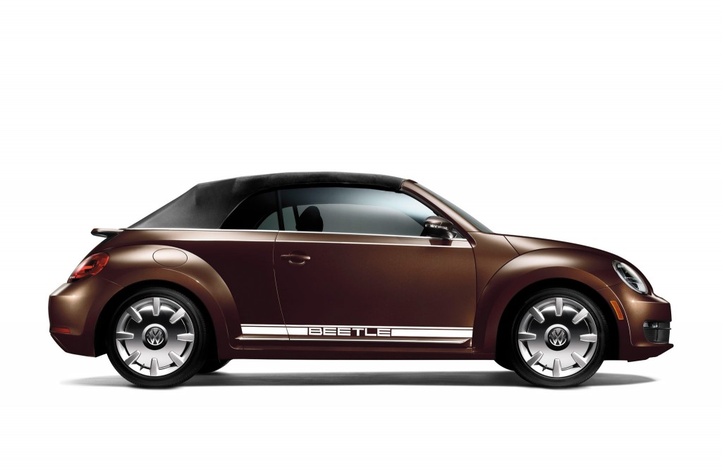vw bettle cabrio profile toffee