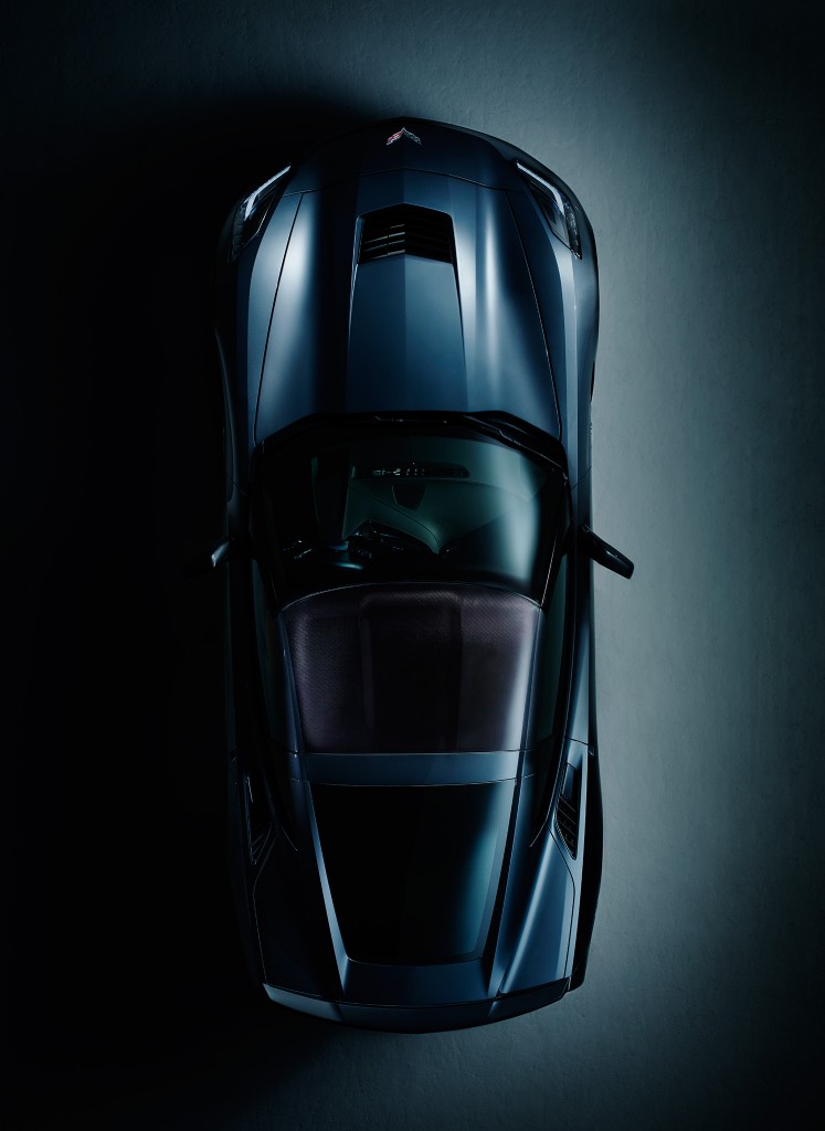 corvette stingray overhead