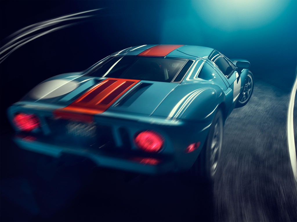 ford GT rear